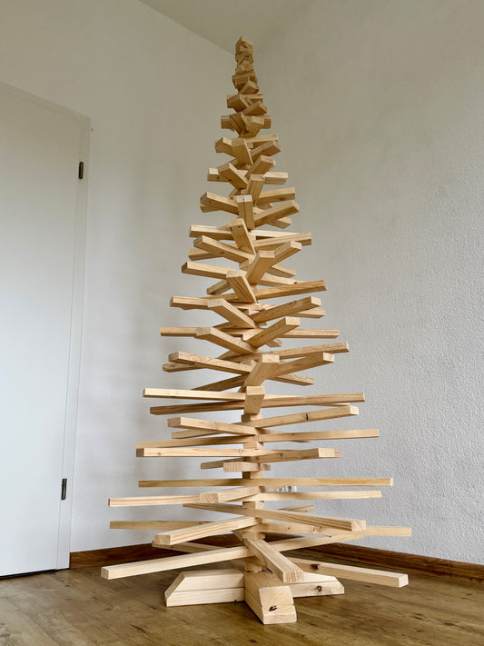Rudolf - Holz Rustikal - Nachhaltiger Weihnachtsbaum
